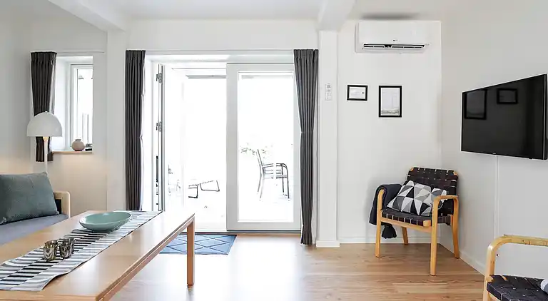 3 vær.lejl.,2 plan,fjordudsigt,PLUS