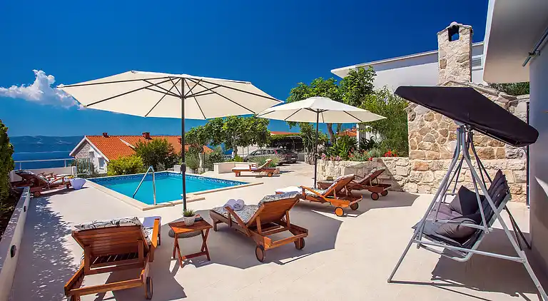 Villa Dasianda 90 m from the beach, private heated pool