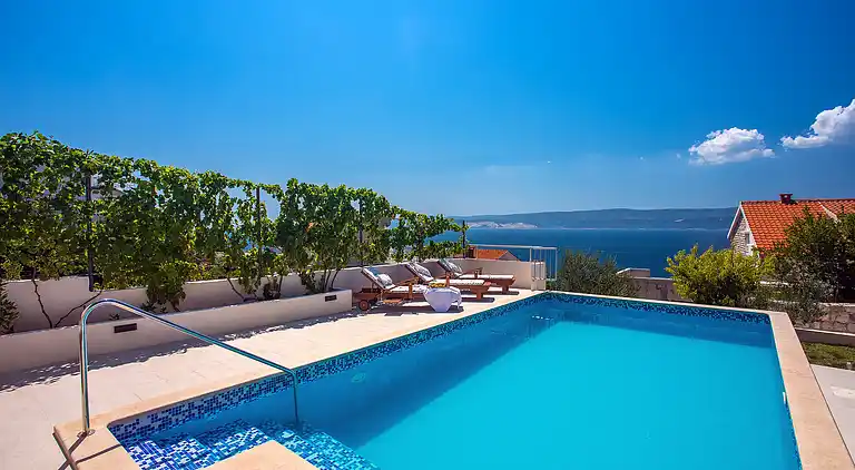 Villa Dasianda 90 m from the beach, private heated pool