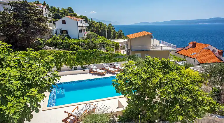 Villa Dasianda 90 m from the beach, private heated pool