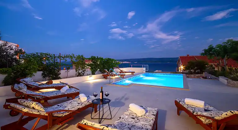 Villa Dasianda 90 m from the beach, private heated pool