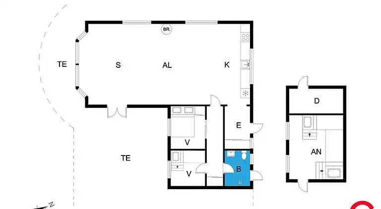 Sommerhus ved Saksild Strand