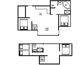 Sommerhus ved Rindby Strand