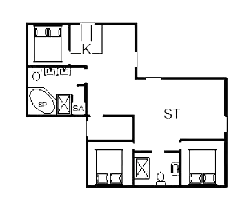 Sommerhus ved Rindby Strand