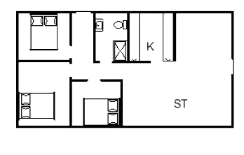 Sommerhus ved Rindby Strand