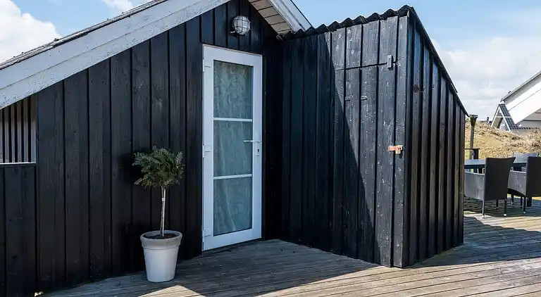 Sommerhus ved Rindby Strand