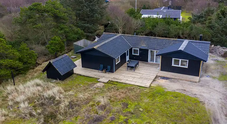 Sommerhus ved Rindby Strand