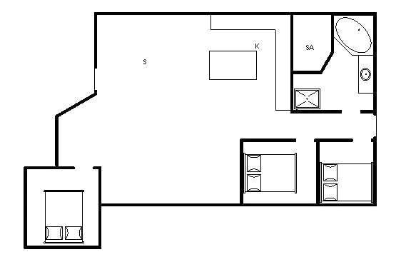 Sommerhus ved Rindby Strand