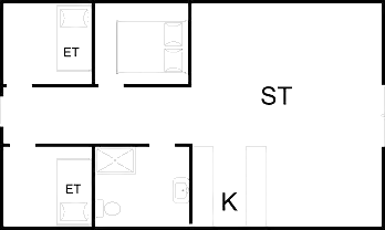 Sommerhus ved Rindby Strand