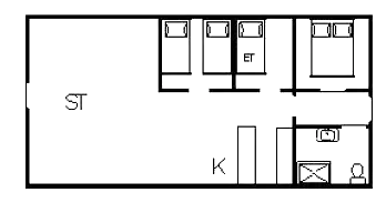 Sommerhus ved Klegod Strand