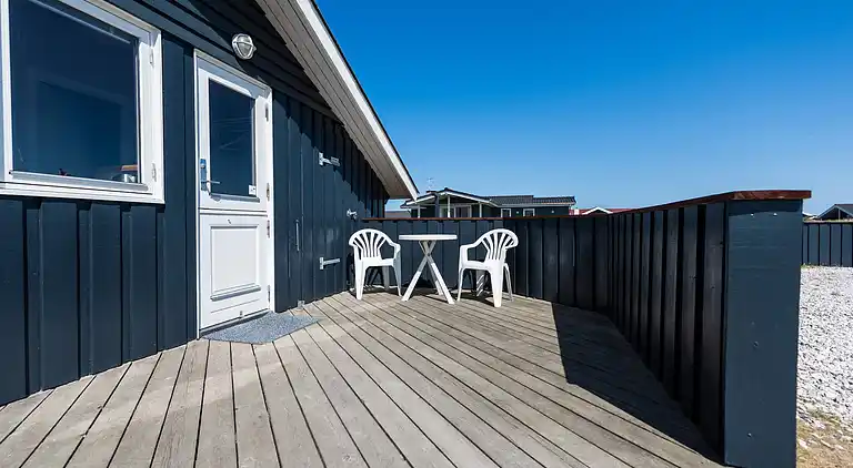 Sommerhus ved Bjerregård Strand