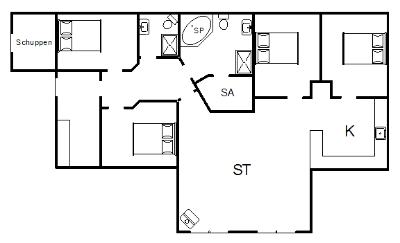 Maison de vacances au Vejers Strand