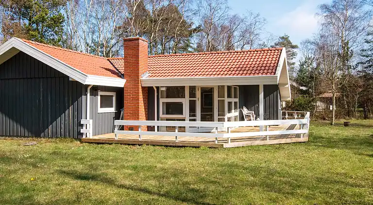 Sommerhus ved Øer Strand