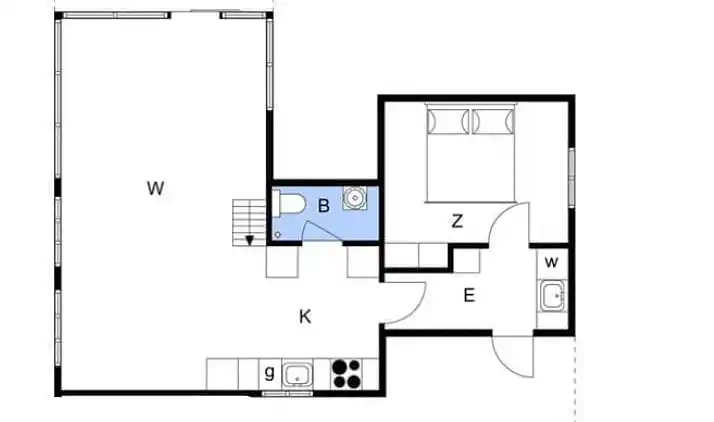 Sommerhus ved Saksild Strand