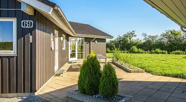 Sommerhus ved Flovt Strand