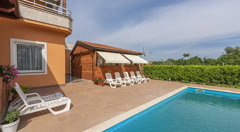 Gårdshus i Višnjan