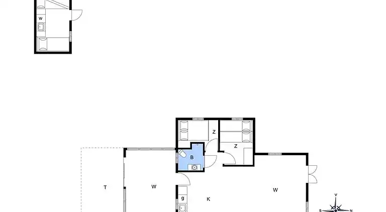 Sommerhus ved Saksild Strand