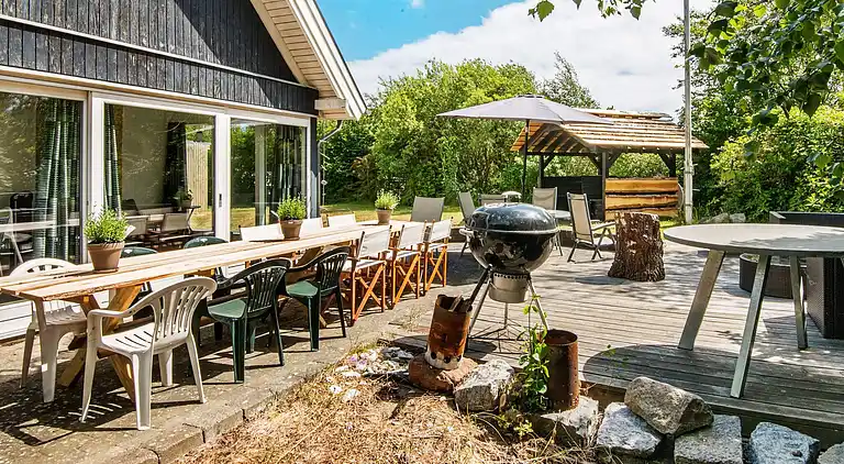 Sommerhus ved Øer Strand