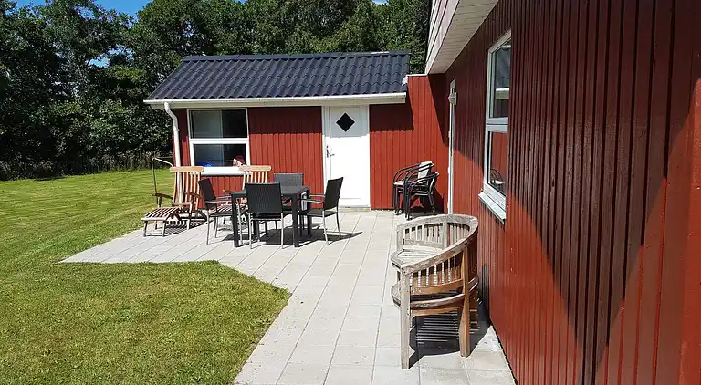Sommerhus ved Rindby Strand