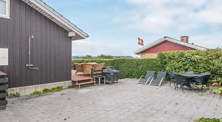 Semesterbostad vid Hejlsminde Strand