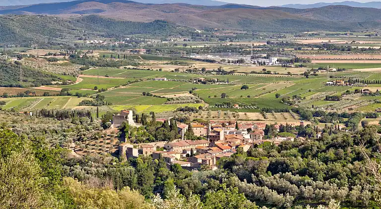 Gårdshus i Suvereto