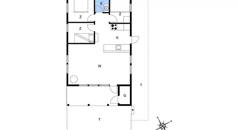 Sommerhus ved Pøt Strandby