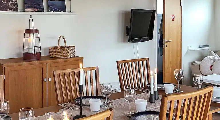 Feriebolig ved Berga Strand