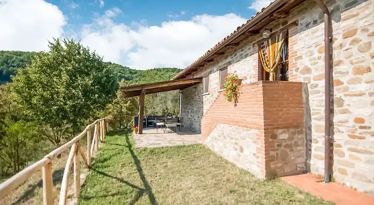 Gårdhus i Monte Santa Maria Tiberina