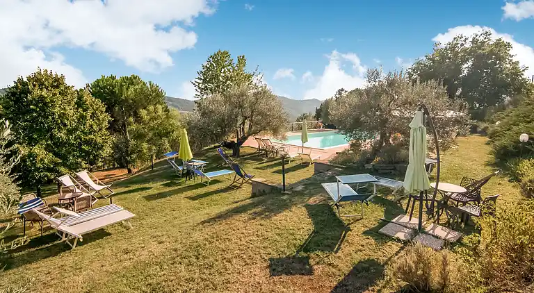 Gårdhus i Monte Santa Maria Tiberina