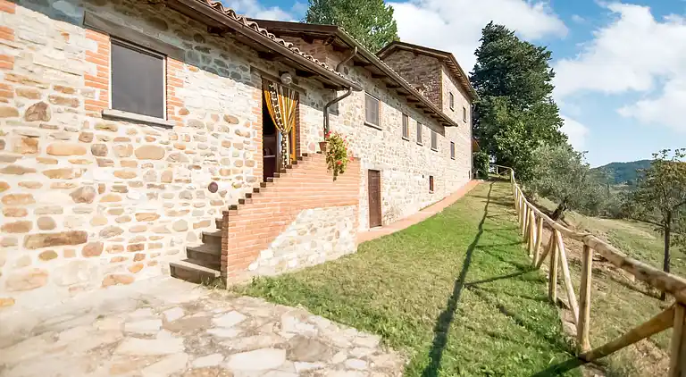 Gårdhus i Monte Santa Maria Tiberina