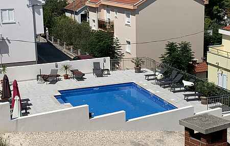 Appartment Classic mit Pool und Jacuzzi,Trogir,Okrug Gornji 