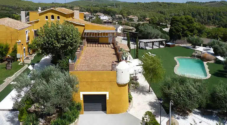 Villa til 24 personer nære Sitges