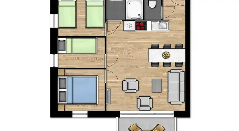 Ferielejlighed i Capécure