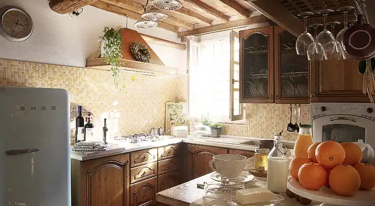 Tuscan country house with private garden 