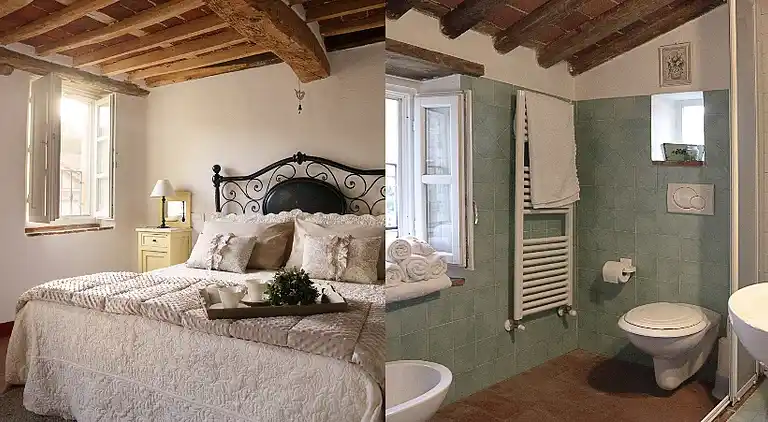 Tuscan country house with private garden 