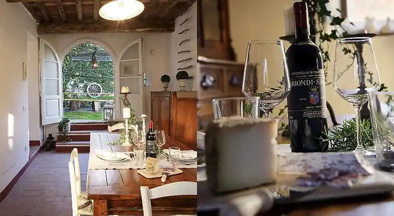 Tuscan country house with private garden 