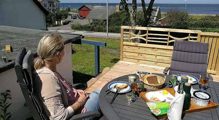 Fint fiskerhus med havutsikt
