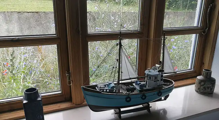 Fint fiskerhus med havutsikt