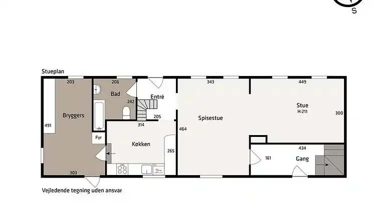 Fint fiskerhus med havutsikt