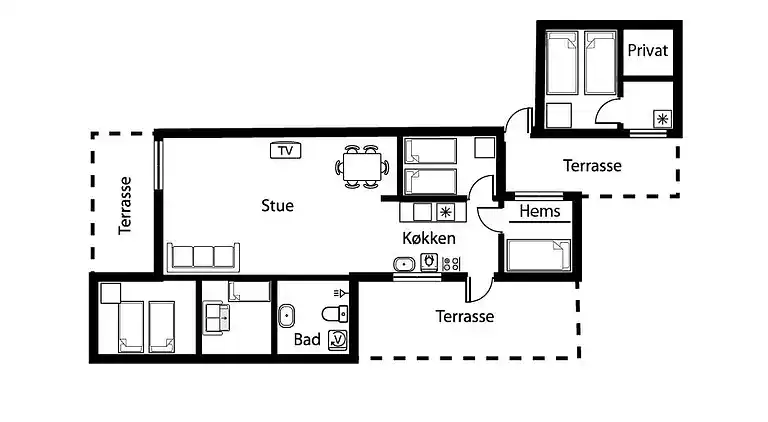 Sommerhus ved Vrist Strand