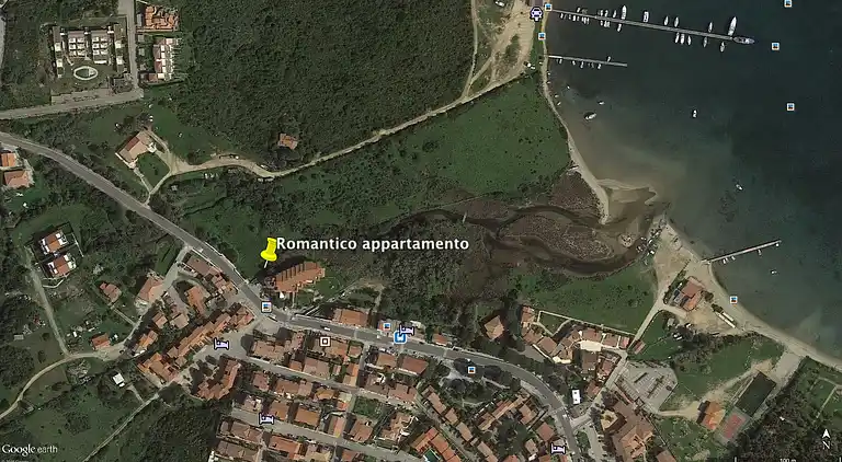 Romantico appartamento vista mare