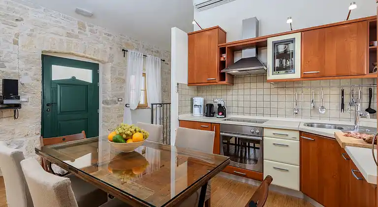 Stone house with pool