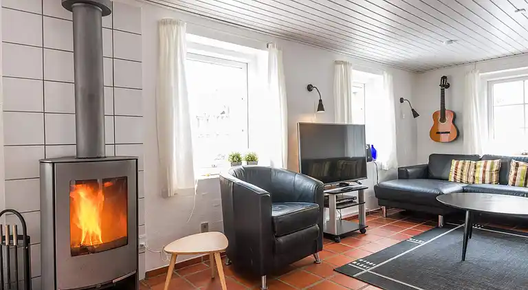 Semesterbostad vid Rindby Strand