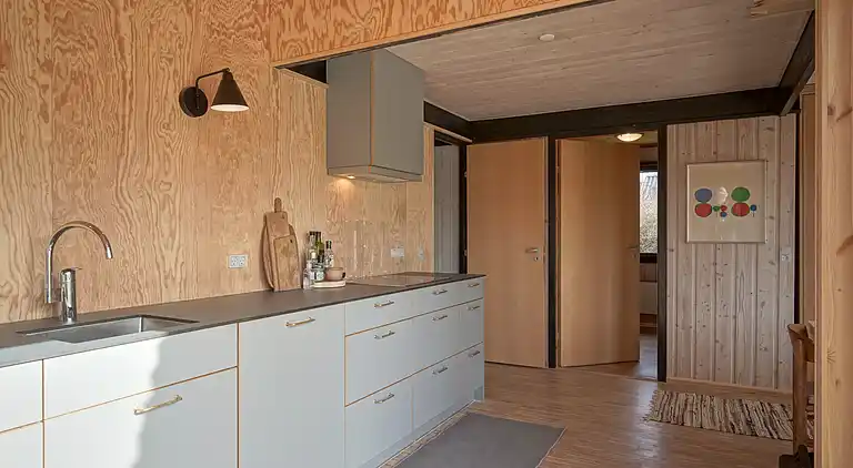 Natursmukt sommerhus nær vandet