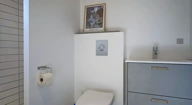 Natursmukt sommerhus nær vandet