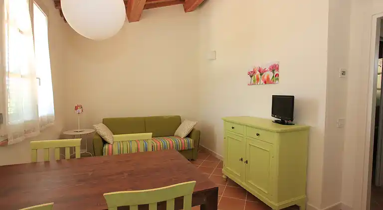 Første etage lejlighed, ét soveværelse