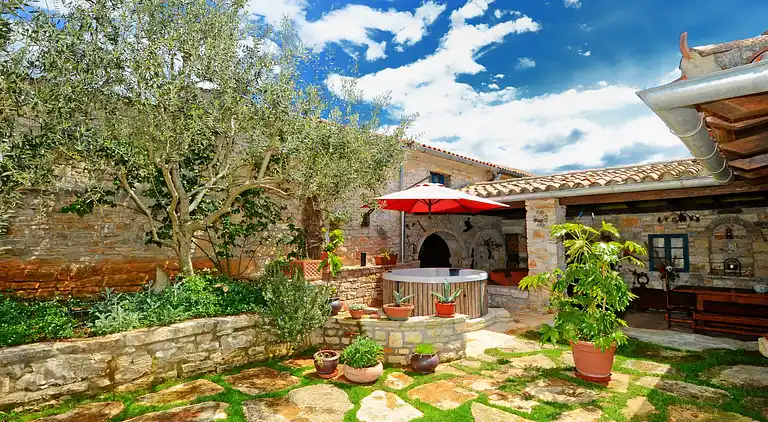 Beautiful Istrian stone house with private pool and garden 
