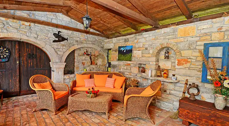 Beautiful Istrian stone house with private pool and garden 