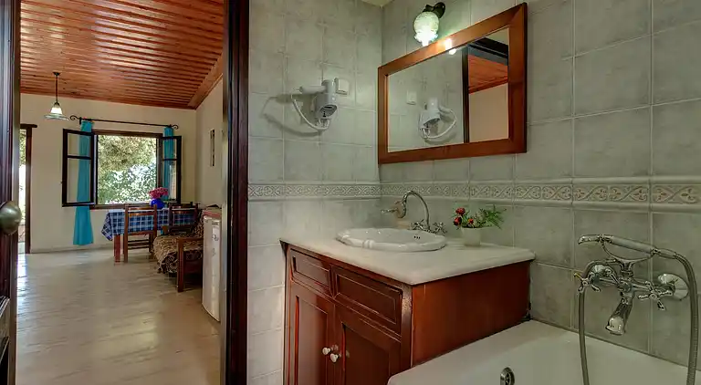 Villaggio Cretese vicino alla spiaggia