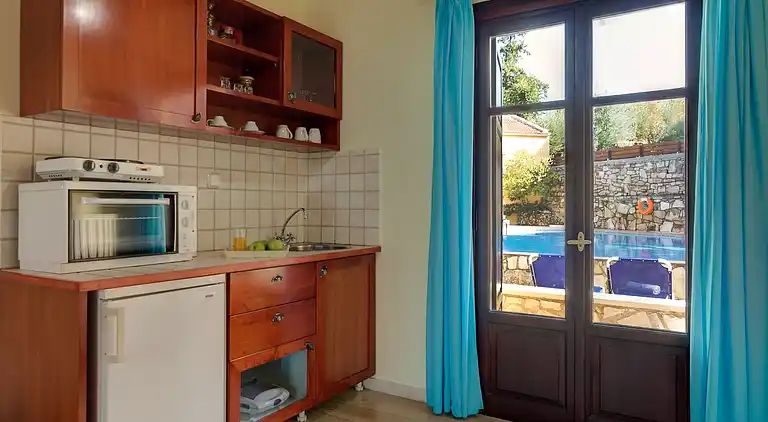 Villaggio Cretese vicino alla spiaggia